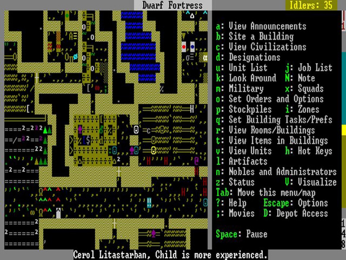 Rhizome > blog > Mining Dwarf Fortress
